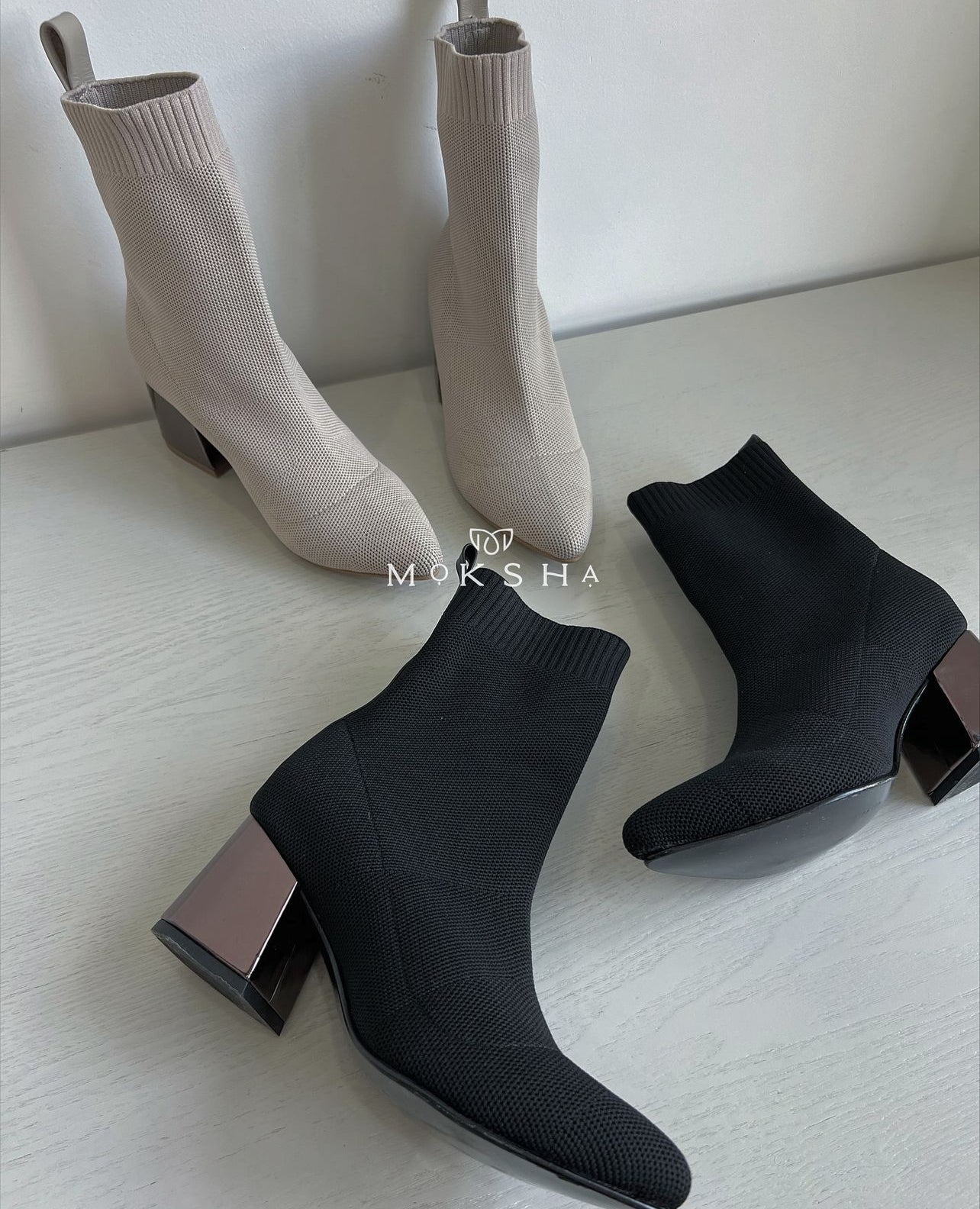BOTIN TACÓN ESPEJO